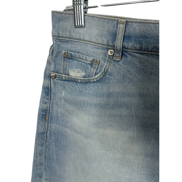 Ann Taylor LOFT High Rise Light Rinse Cut Off Shorts Regular Fit 27"  Sz 4 NEW - Picture 4 of 6